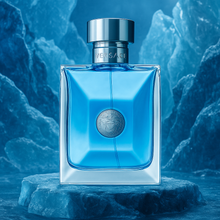 Versace Pour Homme Sample fragrance bottle display – Try a decant from Scent Suave