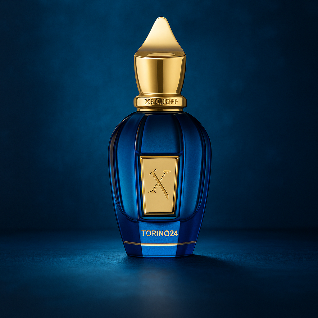 Xerjoff Torino 24 Sample fragrance bottle display – Try a decant from Scent Suave