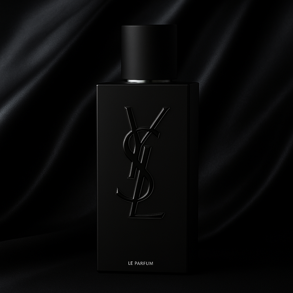 Yves Saint Laurent Myslf Le Parfum Sample fragrance bottle display – Try a decant from Scent Suave