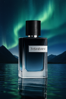 Yves Saint Laurent Y Eau De Parfum Sample fragrance bottle display – Try a decant from Scent Suave